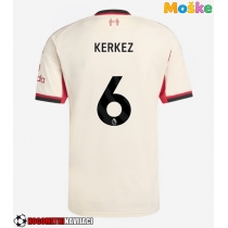 Moške Nogometnih dresov Liverpool Milos Kerkez #6 Gostujoči 2025-26 Kratki rokavi